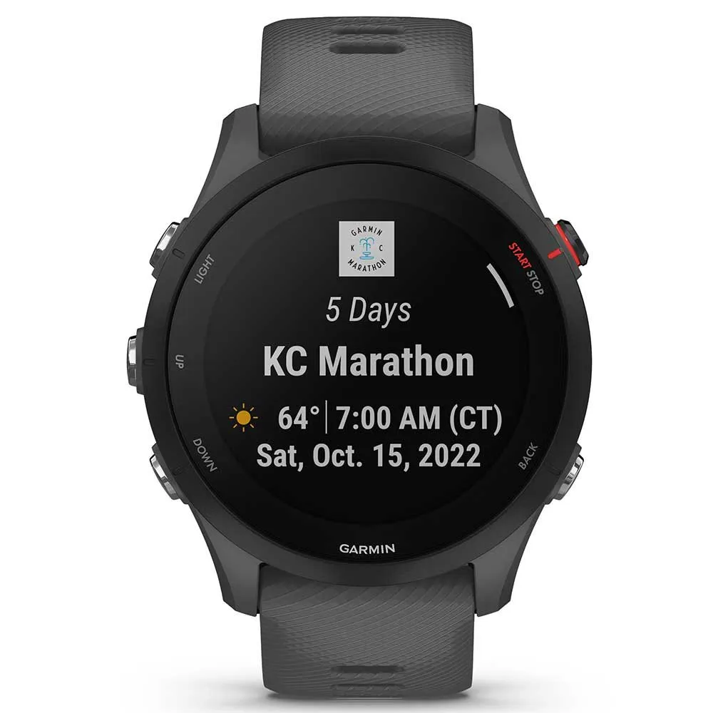 Купить Garmin R-16531973-010-02641-10 Reloj Forerunner 255 Basic reacondicionado Серый Slate Grey 7ft.ru в интернет магазине Семь Футов