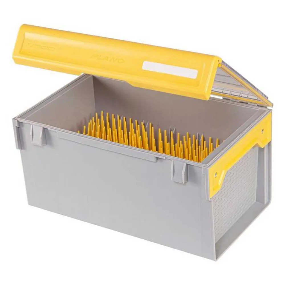 Купить Plano plase503-unit коробка для приманок Edge™ Master Crank XL Yellow / Silver 40x25x7 7ft.ru в интернет магазине Семь Футов