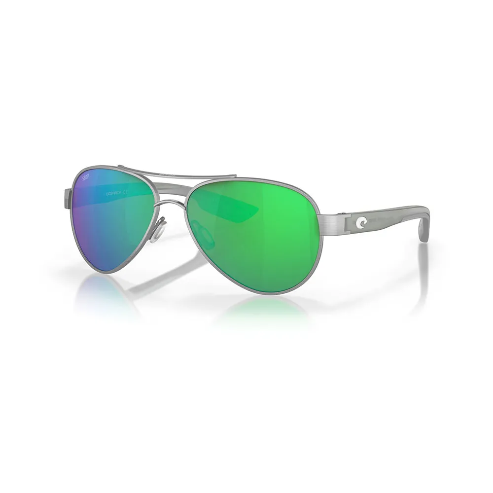 Купить Costa 06S4006-40060956 Поляризованные солнцезащитные очки Loreto Mirror Oc Ocearch Silver Green Mirror 580P/CAT2 7ft.ru в интернет магазине Семь Футов