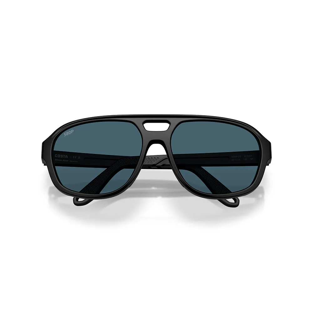 Купить Costa 06s9133-91330155 поляризованные солнцезащитные очки Street heat Matte Black 016 20x10x10 Gray 580P/CAT3 7ft.ru в интернет магазине Семь Футов