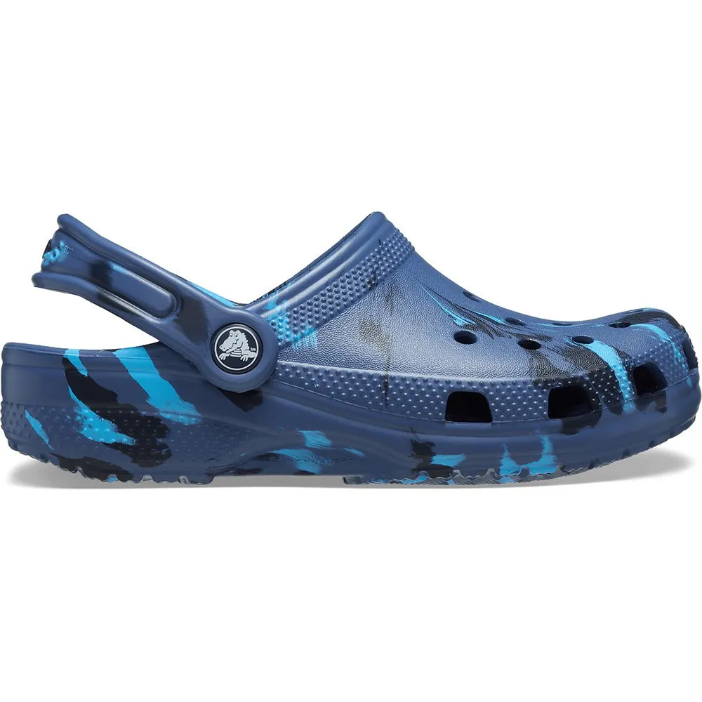 Купить Crocs 207464-4hq-j2 Деревянные башмаки Classic Marbled Navy / Multi 35x25x15 EU 33 7ft.ru в интернет магазине Семь Футов