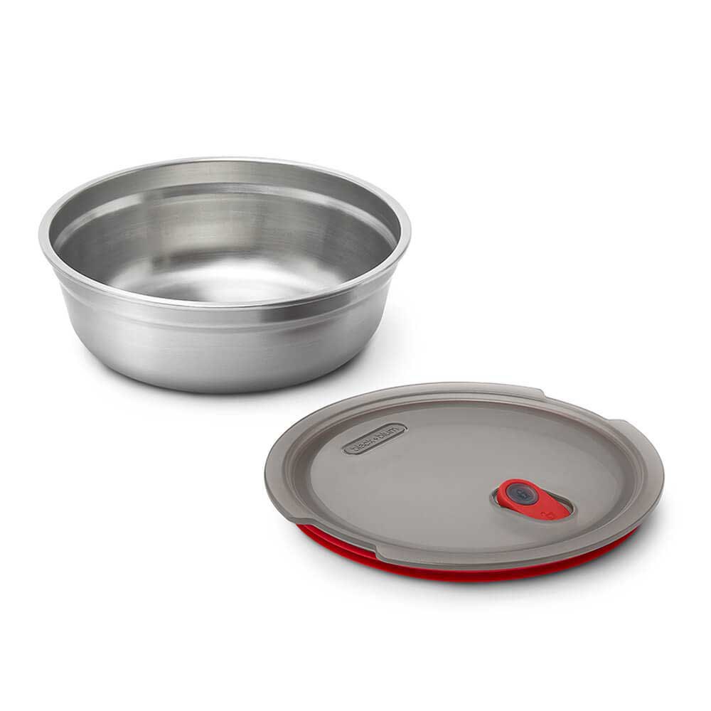 Купить Black+blum FBSS-BL-S017-FR Steel Food Чаша  Grey / Red Small 7ft.ru в интернет магазине Семь Футов