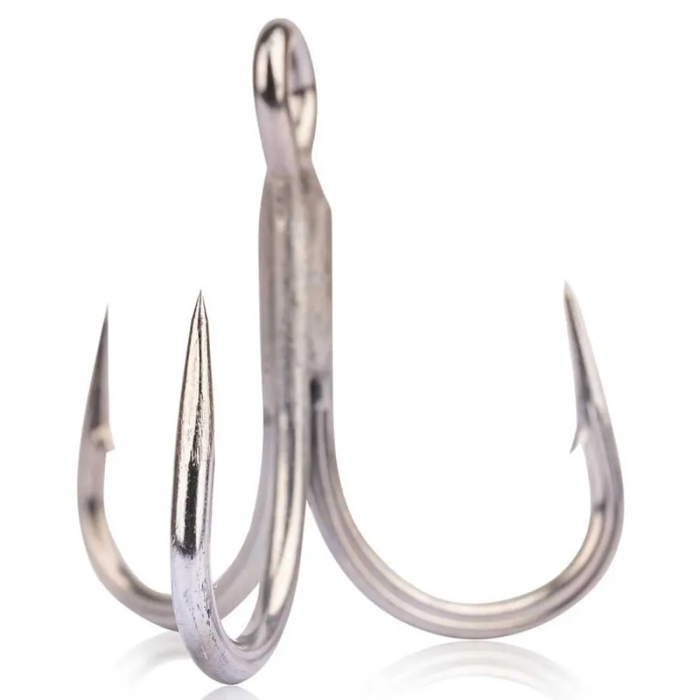 Купить Mustad 35000UN-TS-2-4U Тройной крючок UN Inline 5X Strong Серебристый Titan Steel 2 7ft.ru в интернет магазине Семь Футов