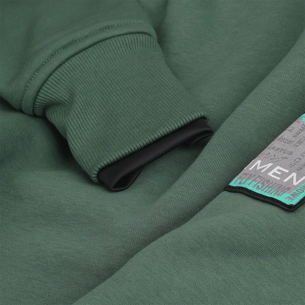Купить Taimen 10086347 Толстовка с капюшоном Menza  Dark Green XS 7ft.ru в интернет магазине Семь Футов