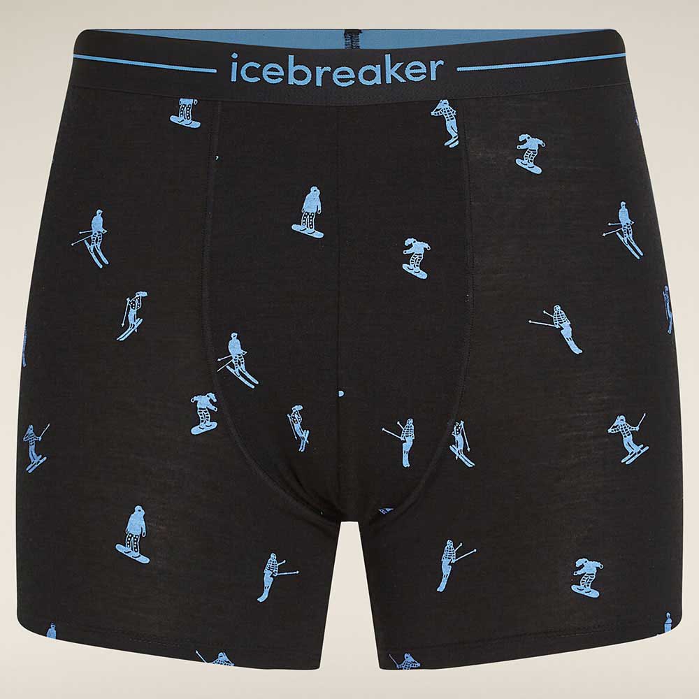 Купить Icebreaker 0A5734124L Боксёр Merino 150 Anatomica Ski Day  Black / Aop L 7ft.ru в интернет магазине Семь Футов