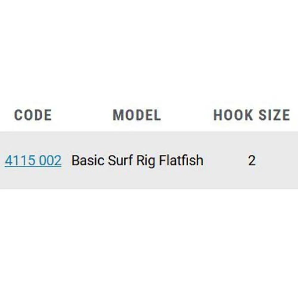 Купить Zebco 4115002-UNIT связанный крючок Basic Surf Fatfish Бесцветный Clear / Grey 2 7ft.ru в интернет магазине Семь Футов