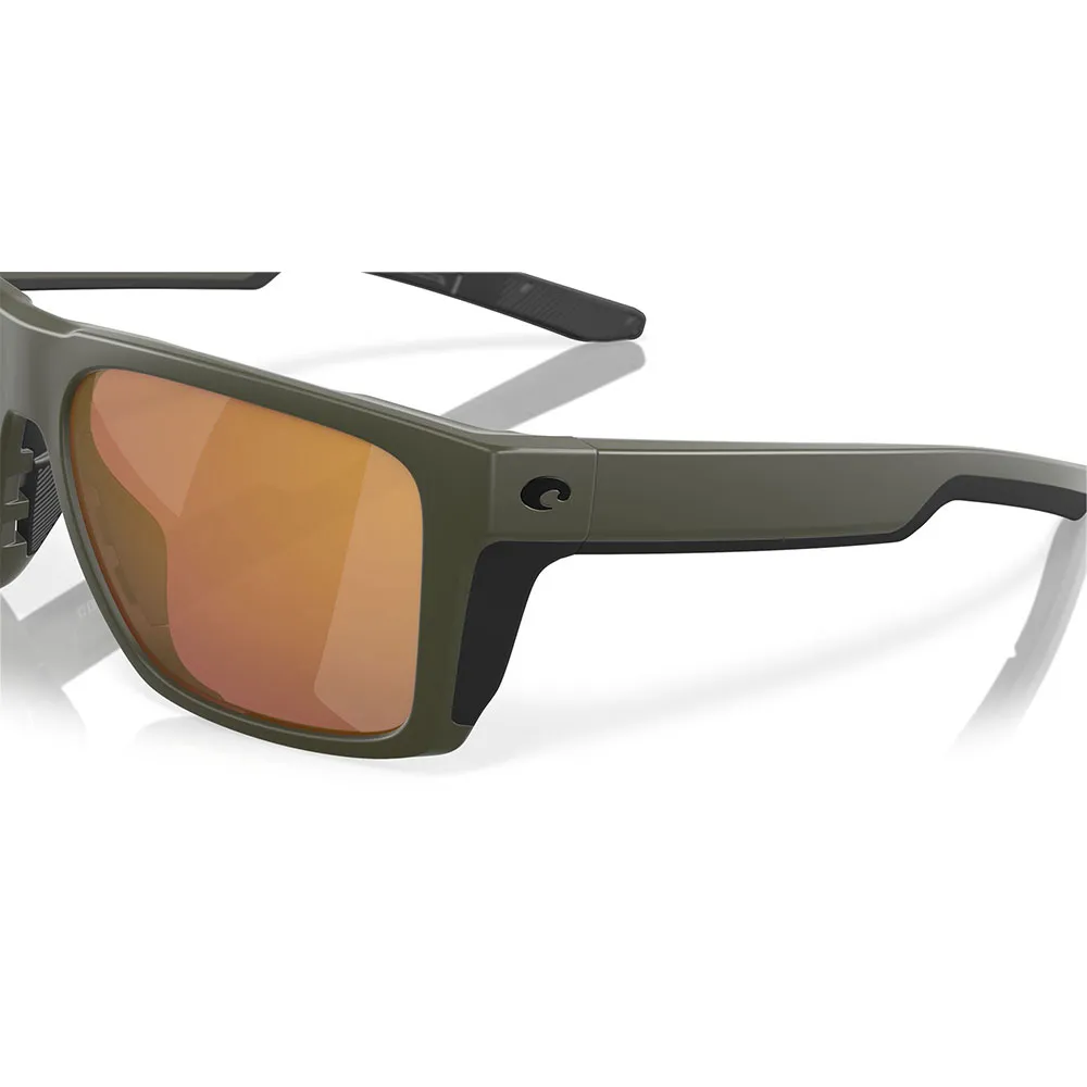 Купить Costa 06s9104-91041757 поляризованные солнцезащитные очки Lido Matte Olive 20x10x10 Gold Mirror 580G/CAT3 7ft.ru в интернет магазине Семь Футов