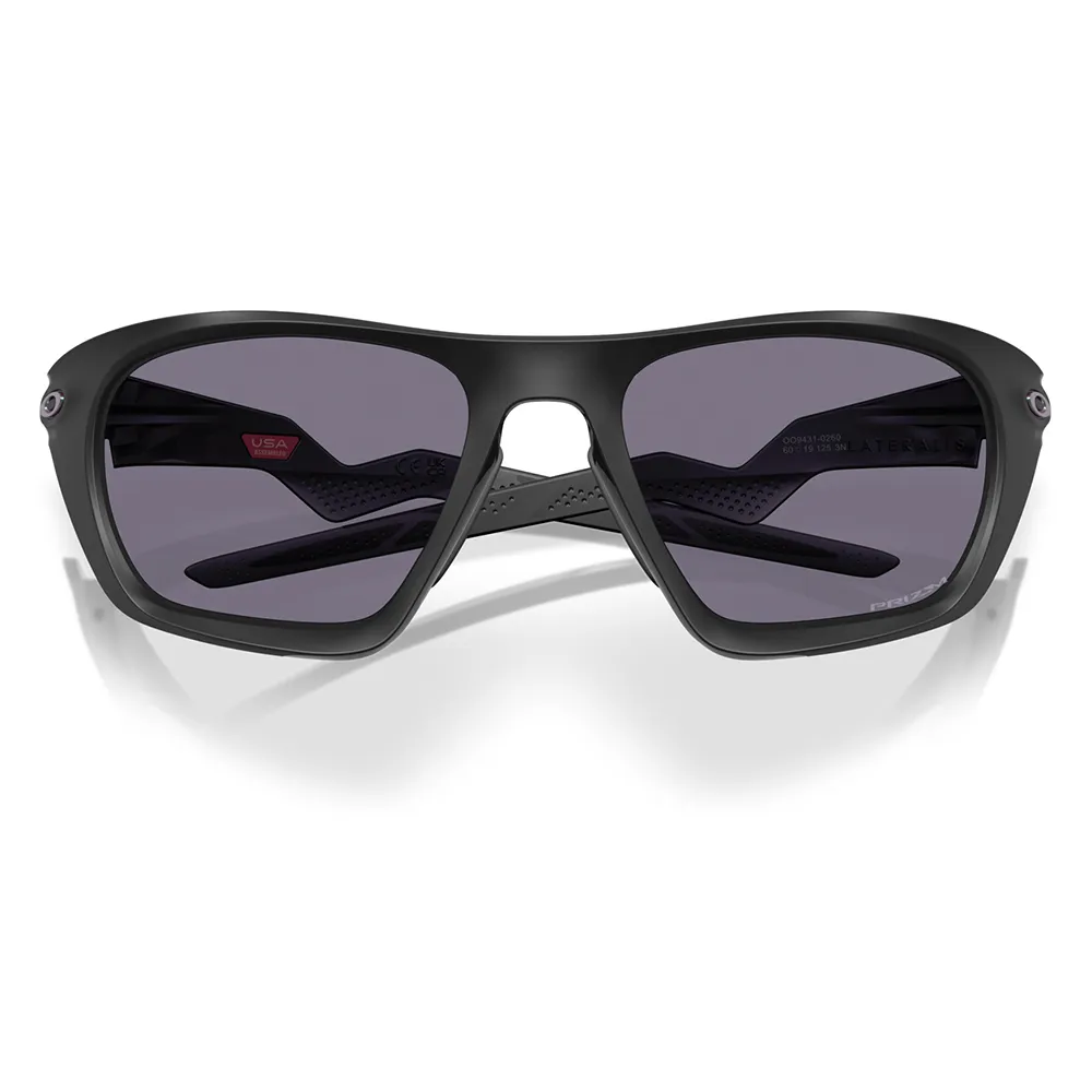 Купить Oakley OO9431-0260-60 Солнцезащитные очки Lateralis Бесцветный Matte Black Ink Prizm Grey/CAT3 7ft.ru в интернет магазине Семь Футов