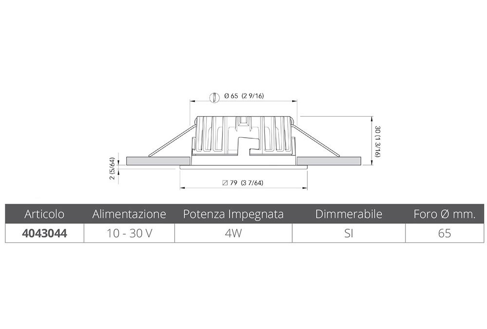 Купить Quick italy 4043044 Blake LP Светодиодный  Silver 245 Lumens 7ft.ru в интернет магазине Семь Футов