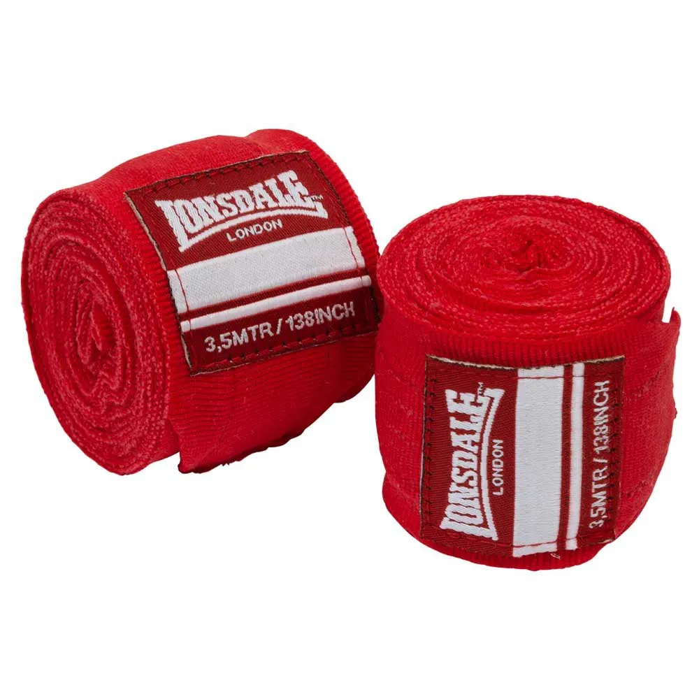 Купить Lonsdale 160008-2000-350 cm Бинт для руки Pro Hand Red 15x15x10 7ft.ru в интернет магазине Семь Футов
