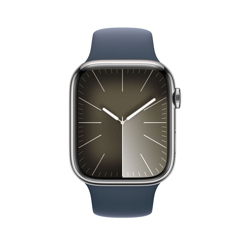 Купить Apple MRMN3QL/A Watch Series 9 GPS+Cellular 45 mm Голубой  Silver / Steel Blue S-M 7ft.ru в интернет магазине Семь Футов