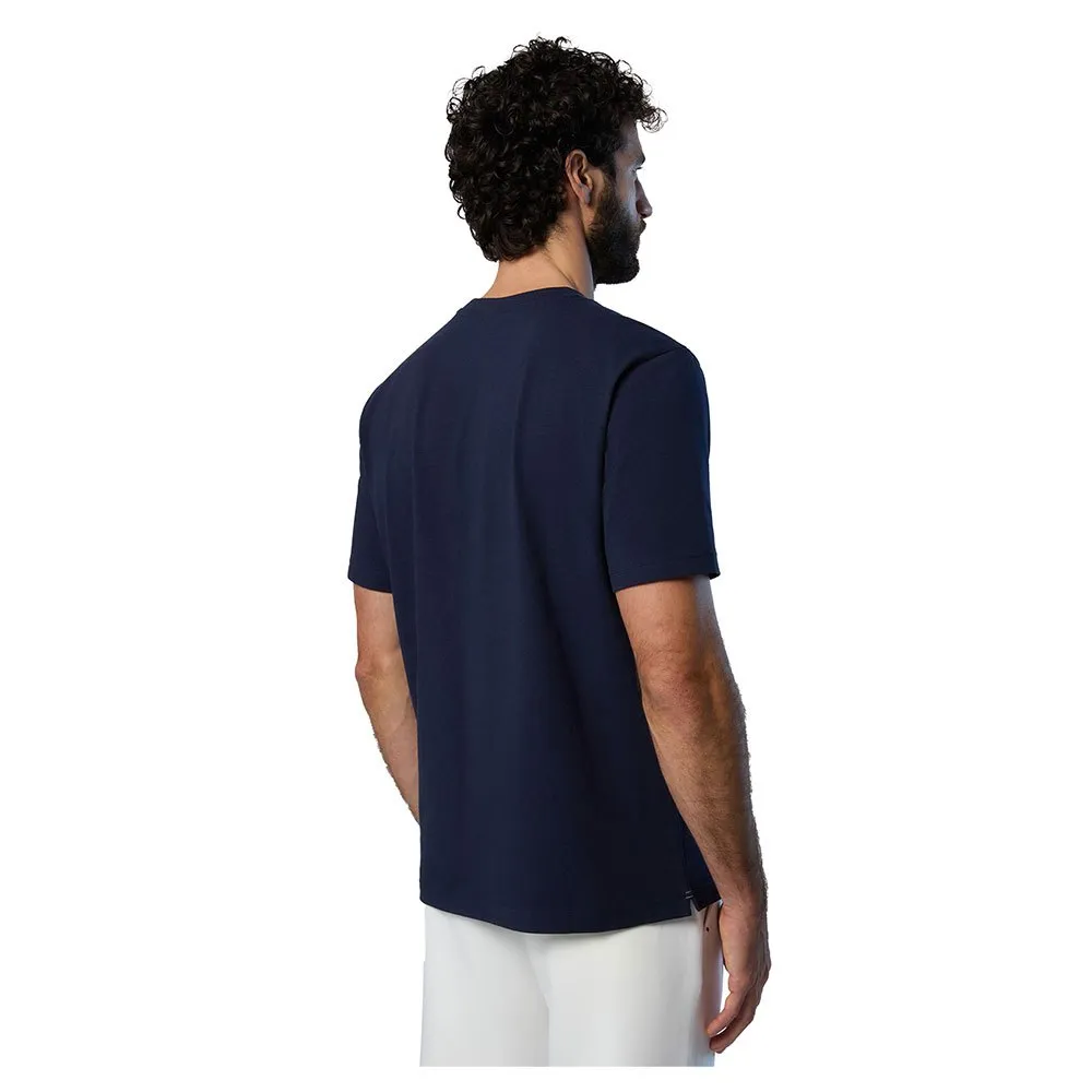 Купить North sails 692860-0802-M Футболка с коротким рукавом Logo Голубой Navy Blue M 7ft.ru в интернет магазине Семь Футов