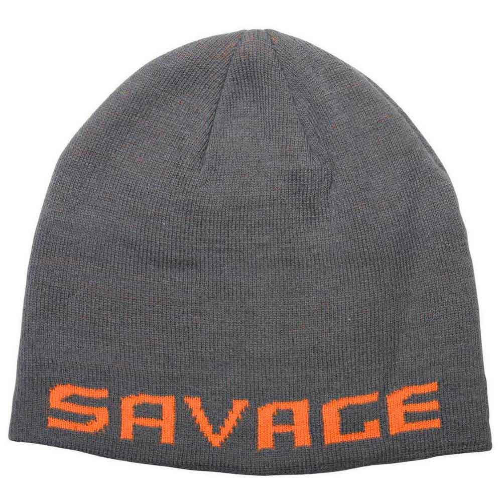 Купить Savage gear 73738 Шапка Logo Серый  Rock Grey / Orange 7ft.ru в интернет магазине Семь Футов