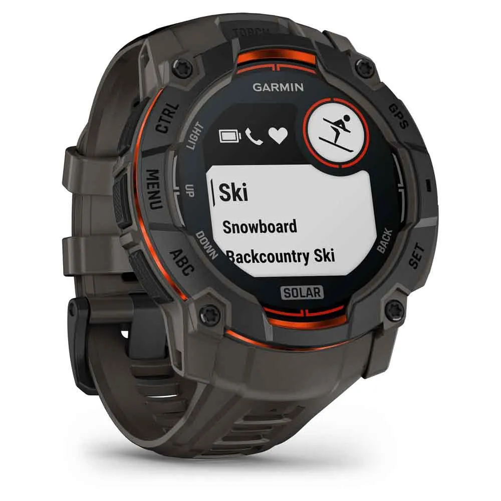 Купить Garmin 010-02935-00 Часы Instinct 3 50 mm Solar Черный  Black / Carbon 7ft.ru в интернет магазине Семь Футов