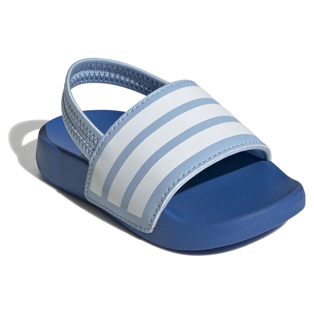 Купить adidas jr5327/27 горки для малышей Adilette Estrap Clear Sky / Cloud White / Bright Royal 32x20x10 EU 27 7ft.ru в интернет магазине Семь Футов