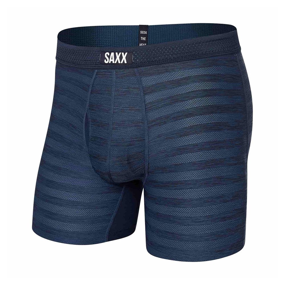 Купить SAXX Underwear SXBB09F.DDH.XS Боксёр Hot Fly Голубой  Dark Denim Heather XS 7ft.ru в интернет магазине Семь Футов