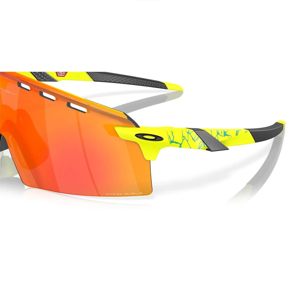 Купить Oakley OO9235-1939 Солнцезащитные очки Encoder strike vented Оранжевый Matte Tennis Ball Yelllow Prizm Ruby/CAT3 7ft.ru в интернет магазине Семь Футов