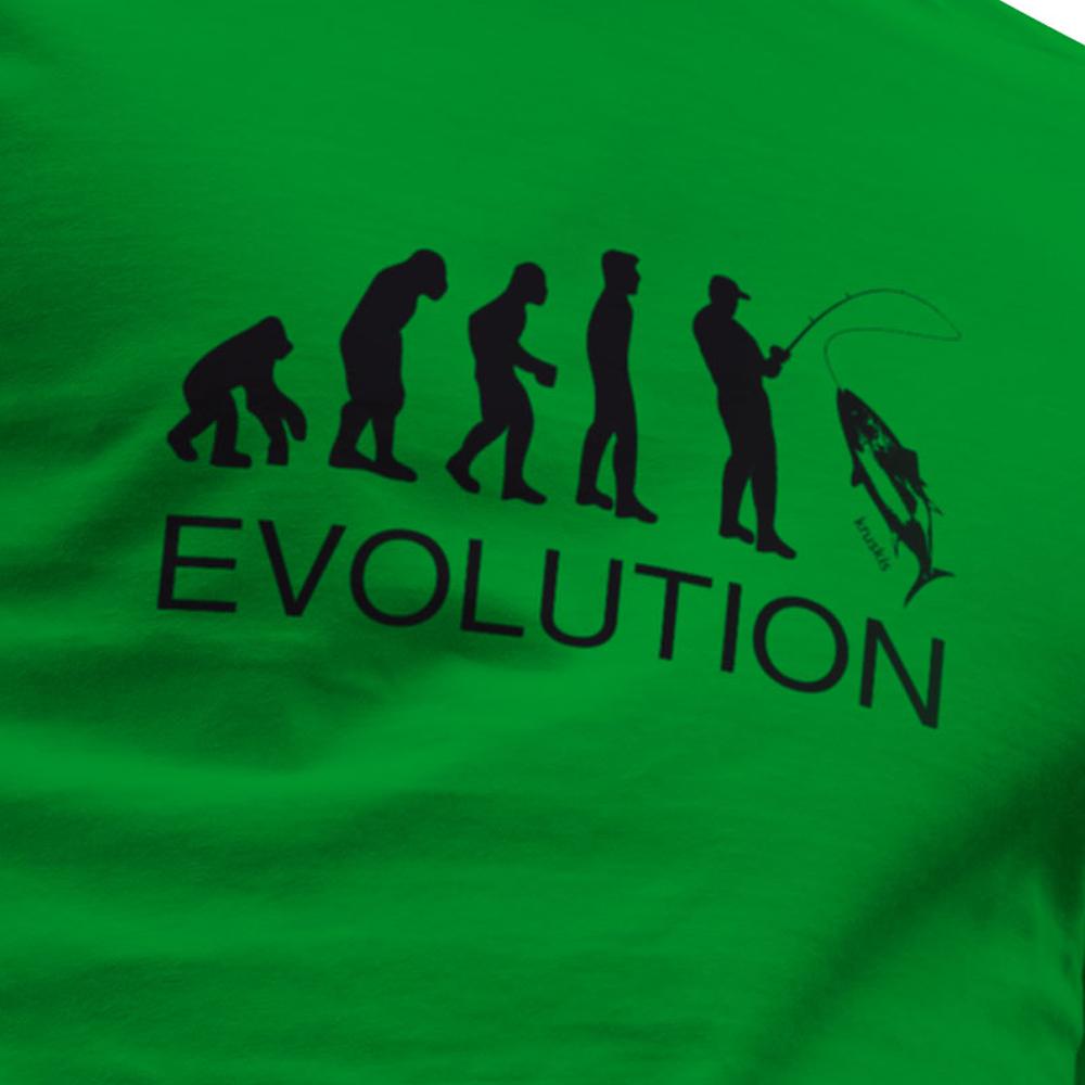 Купить Kruskis CA65500183S006 Футболка с коротким рукавом Evolution by Anglers Зеленый Green S 7ft.ru в интернет магазине Семь Футов