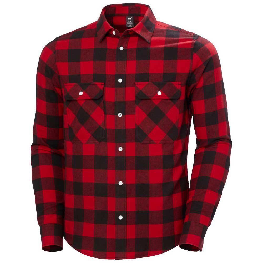 Купить Helly hansen 62731_162-L Футболка Lokka Organic Flannel  Red Buffalo Check L 7ft.ru в интернет магазине Семь Футов