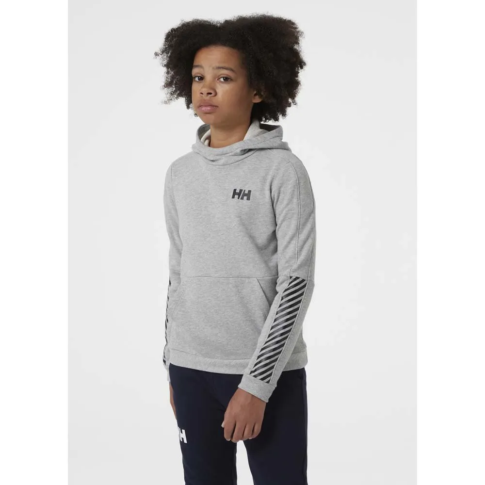 Купить Helly hansen 41629_949-8 Толстовка с капюшоном Active Grey Melang 40x30x15 7-8 Years 7ft.ru в интернет магазине Семь Футов