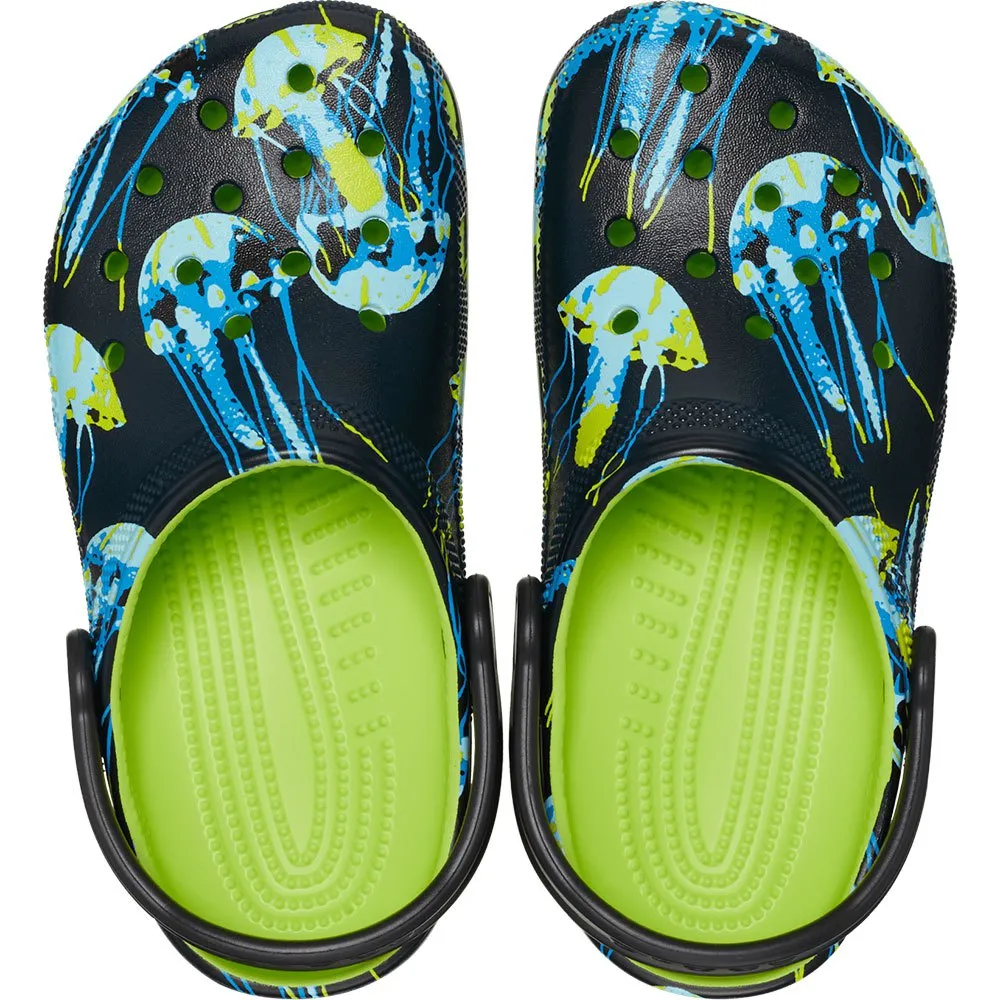 Купить Crocs 208456-3uf-c4 Деревянные башмаки Classic Meta Scape Limeade / Multi 35x25x15 EU 19 7ft.ru в интернет магазине Семь Футов