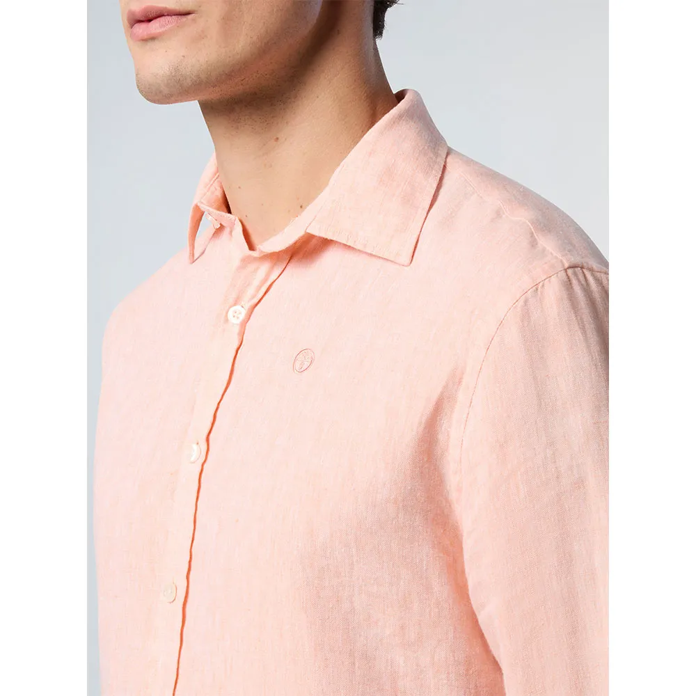 Купить North sails 664368-0731-XS Рубашка с длинным рукавом 664368 Оранжевый Melon XS 7ft.ru в интернет магазине Семь Футов