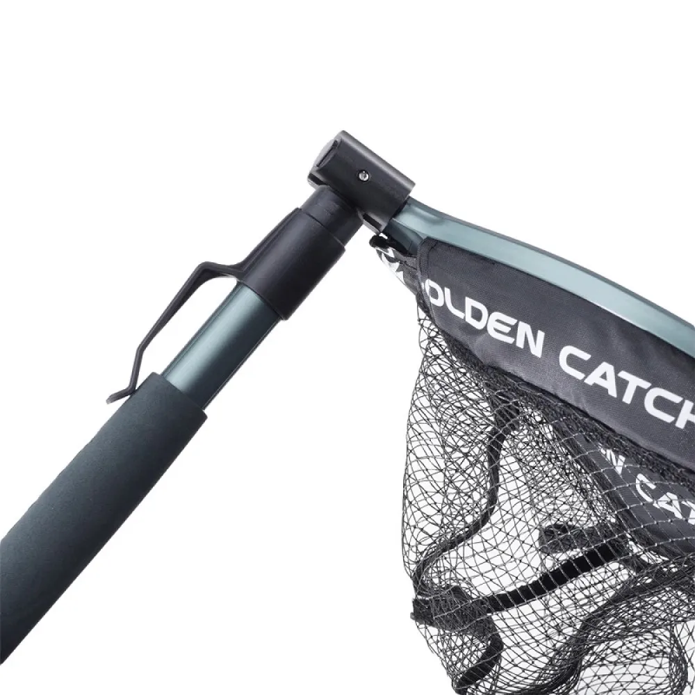 Купить Golden catch 6633335 Садок Grabber Stream Float 40 Black / Grey 45x20x8 70 x 40-30 cm 7ft.ru в интернет магазине Семь Футов