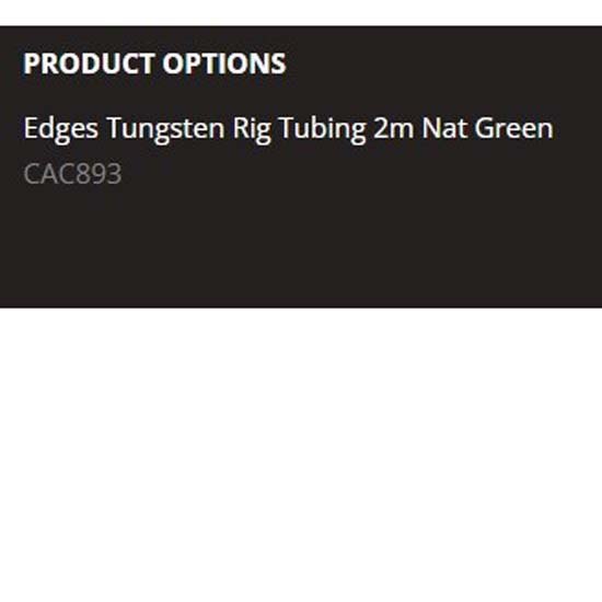 Купить Fox international CAC893 Edges™ Essentials Tungsten Rig 2 m Трубка Green 7ft.ru в интернет магазине Семь Футов