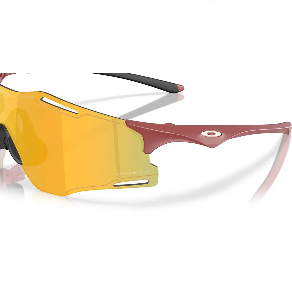 Купить Oakley OO9512-0339 Солнцезащитные очки Cybr zero Желтый Matte Iron Red Prizm 24K/CAT3 7ft.ru в интернет магазине Семь Футов