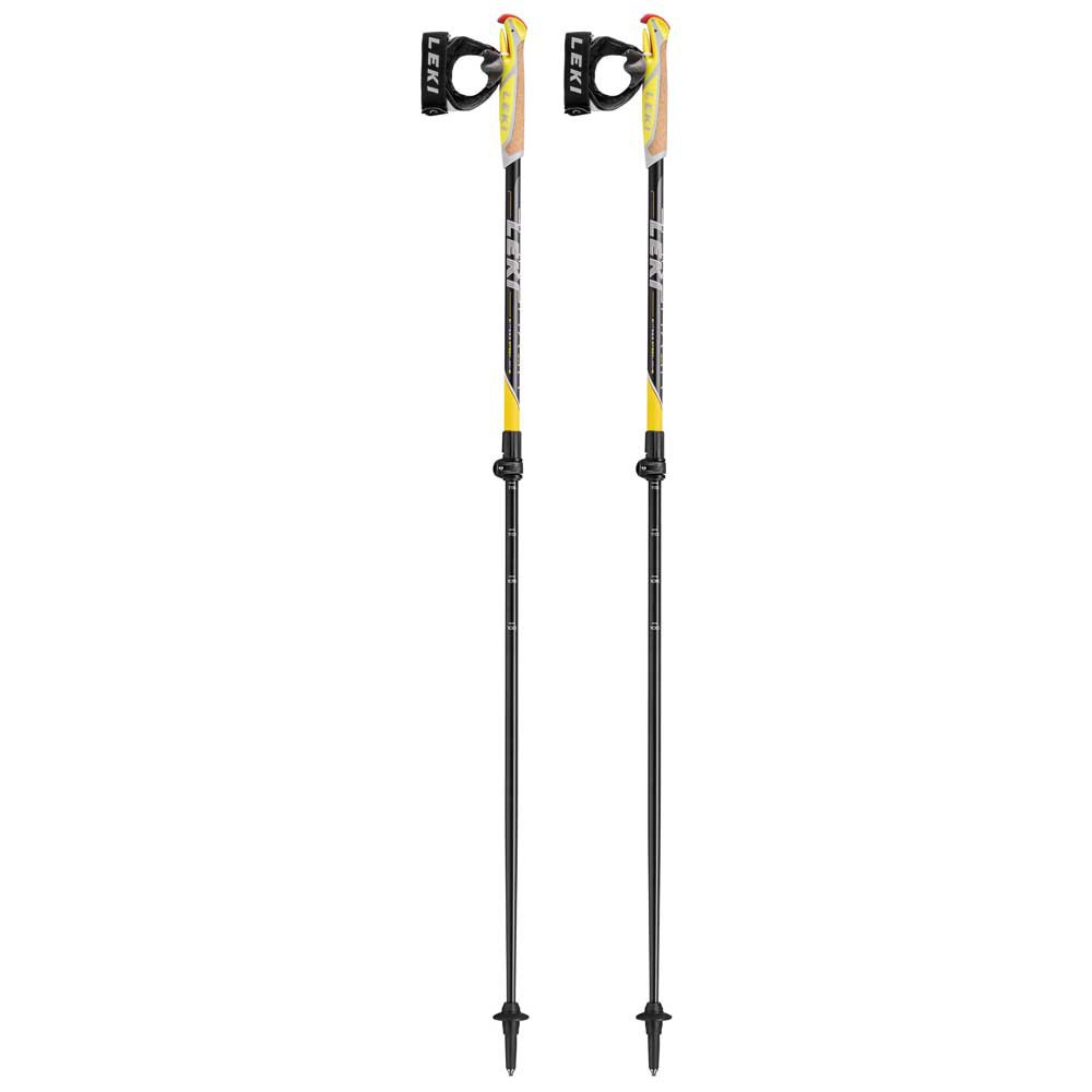 Купить Leki 65026141 Spin Shark SL Поляки Черный  Black / Yellow / Dark Anthracite 100-130 cm 7ft.ru в интернет магазине Семь Футов