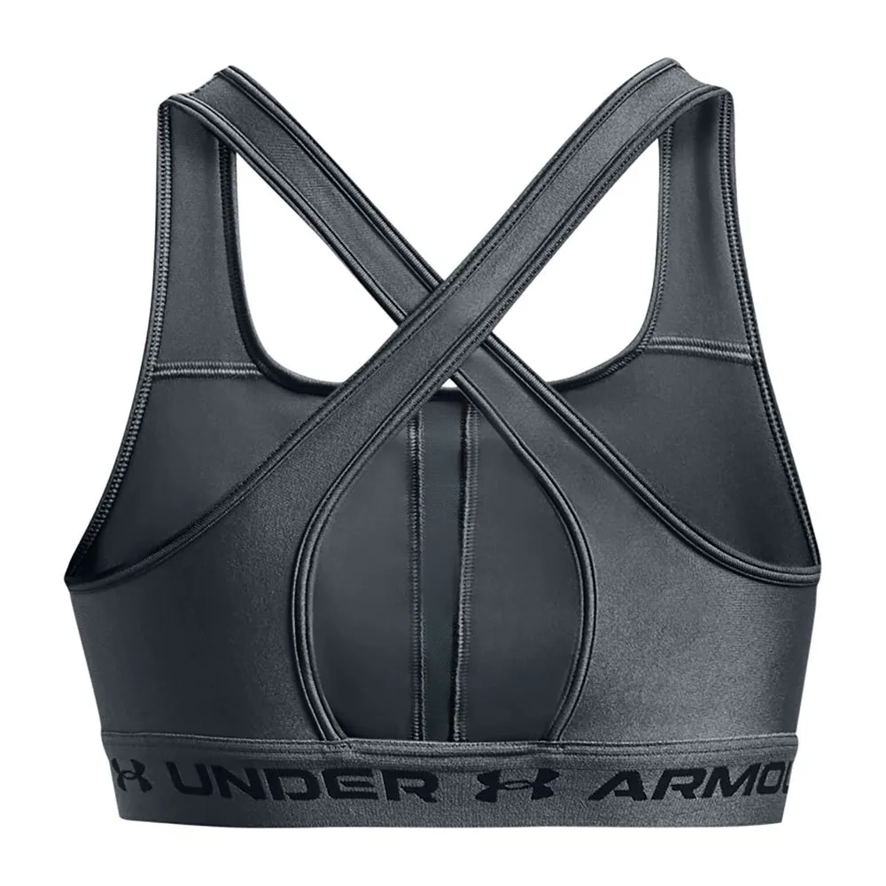 Купить Under armour 1361034-012-xl Спортивный бюстгальтер средней поддержки Crossback Pitch Gray / Pitch Gray / Black 15x15x5 7ft.ru в интернет магазине Семь Футов