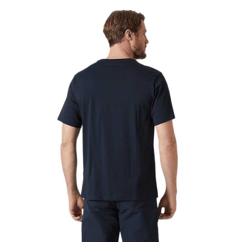 Купить Helly hansen 30396_597-S Футболка с коротким рукавом Logo 2.0 Navy S 7ft.ru в интернет магазине Семь Футов