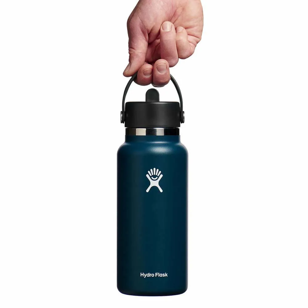 Купить Hydro flask wt32bfs464 термос Wide Flex Straw 945ml Indigo 20x10x10 7ft.ru в интернет магазине Семь Футов