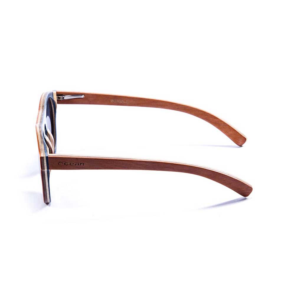 Купить Ocean sunglasses 54002.1 поляризованные солнцезащитные очки Fiji Wood Yellow 7ft.ru в интернет магазине Семь Футов