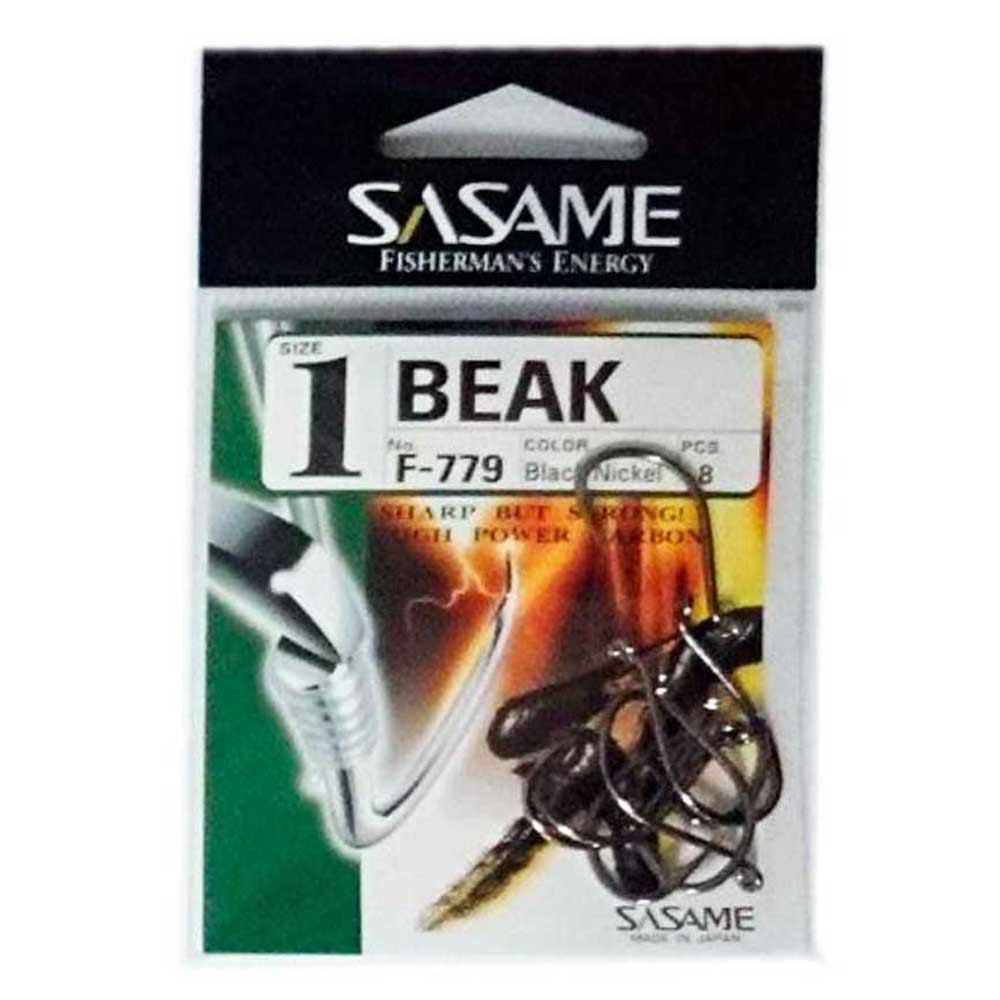 Купить Sasame SSBE-07 Beak Крючки С Одним Глазком  Black 7 7ft.ru в интернет магазине Семь Футов