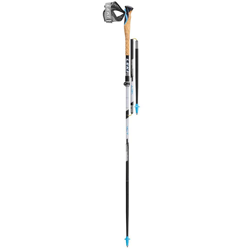 Купить Leki 65026601 столбы MCT Vario TA  Black / White / Cyan 110-130 cm 7ft.ru в интернет магазине Семь Футов