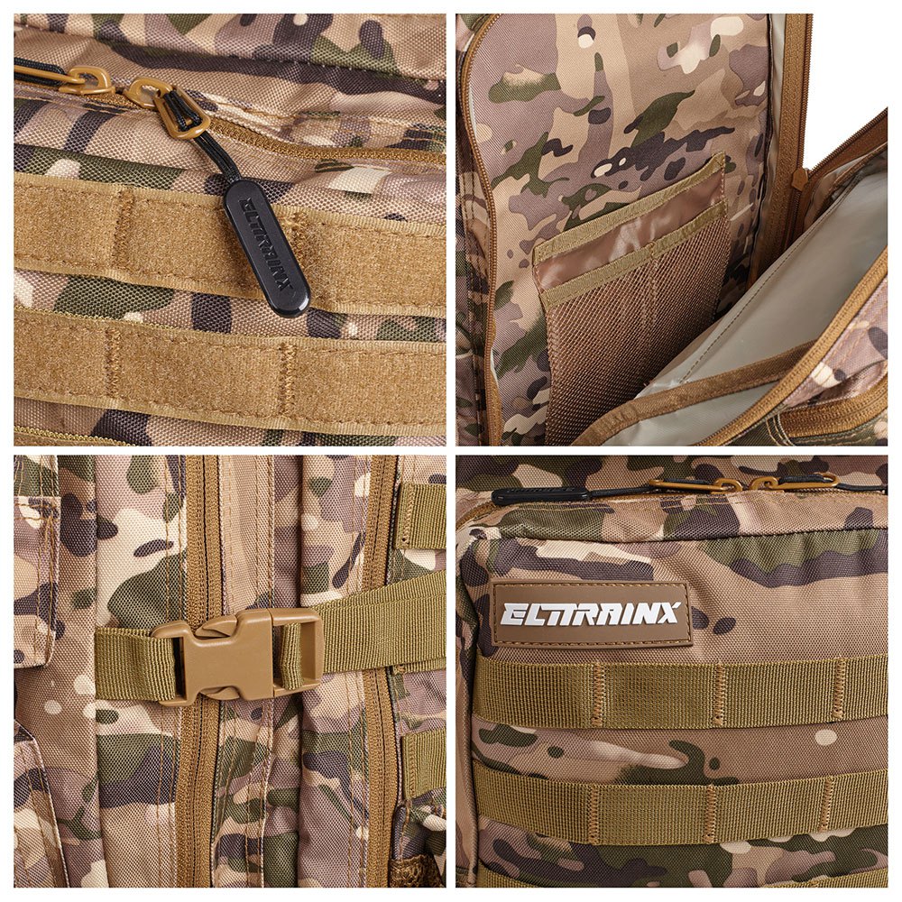 Купить Elitex training X001NNL73Z V1 45L Тактический рюкзак Зеленый Camouflage 7ft.ru в интернет магазине Семь Футов