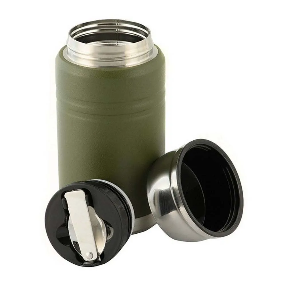 Купить M-tac un-r02-750a Термос со складной ложкой нержавеющая сталь 750ml Olive Green 10x22x11 7ft.ru в интернет магазине Семь Футов