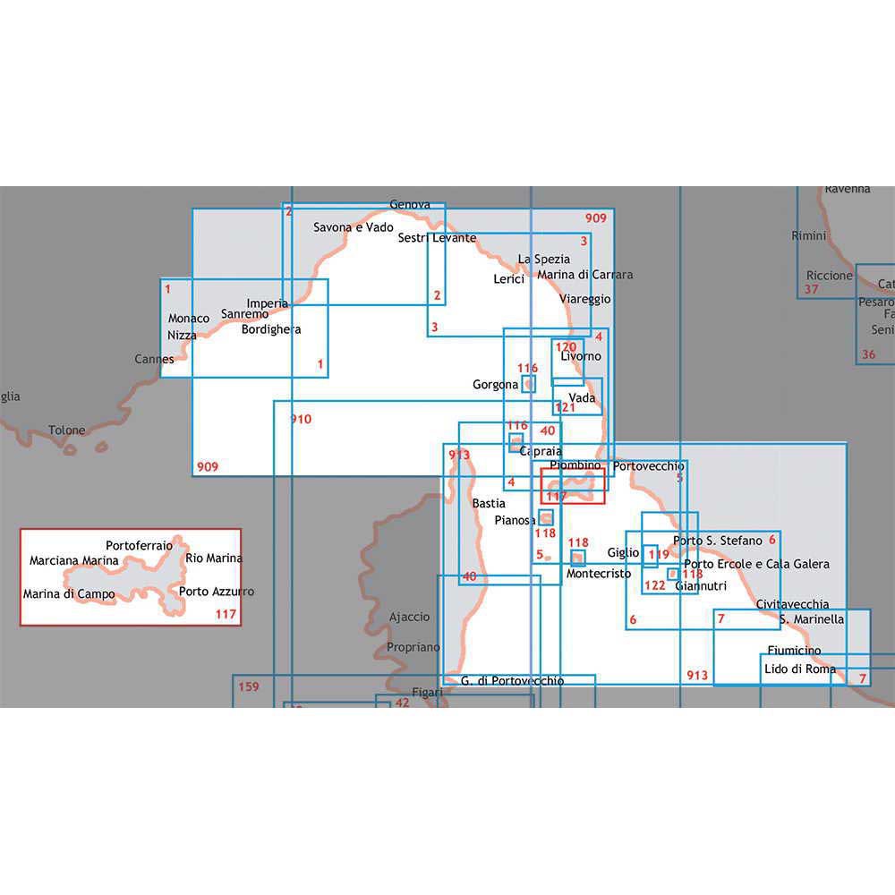 Купить Istituto idrografico 100005 Piombino-Monte Argentario Морские карты 7ft.ru в интернет магазине Семь Футов