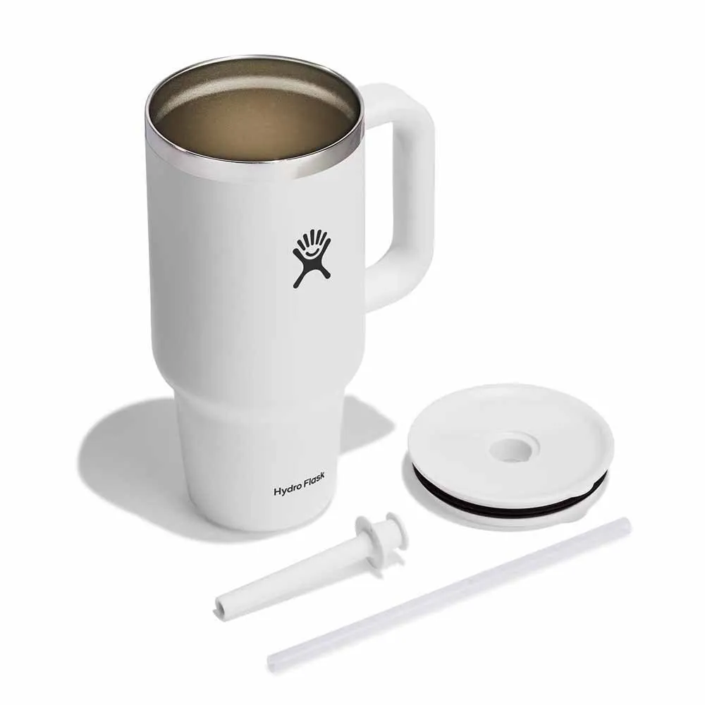 Купить Hydro flask TT40PS110 All Around Travel Стакан 1.2L Бесцветный White 7ft.ru в интернет магазине Семь Футов