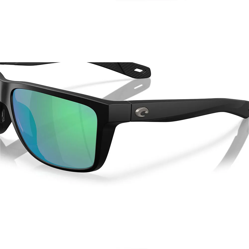 Купить Costa 06S9120-91200258 поляризованные солнцезащитные очки Broadbill ii Matte Black 04 Green Mirror 580G/CAT3 7ft.ru в интернет магазине Семь Футов