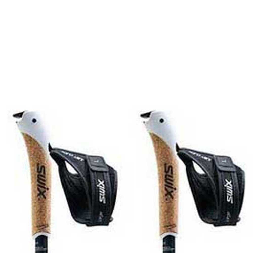 Купить Swix NW220-00-1300 Nordic Walking CT2 PCC Twist&Go Just Click Поляки Серебристый Black / White / Red 130 cm 7ft.ru в интернет магазине Семь Футов