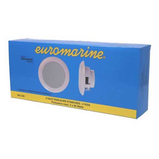 Купить Euromarine 002226 60W Водонепроницаемый динамик Серебристый White 145 mm 7ft.ru в интернет магазине Семь Футов