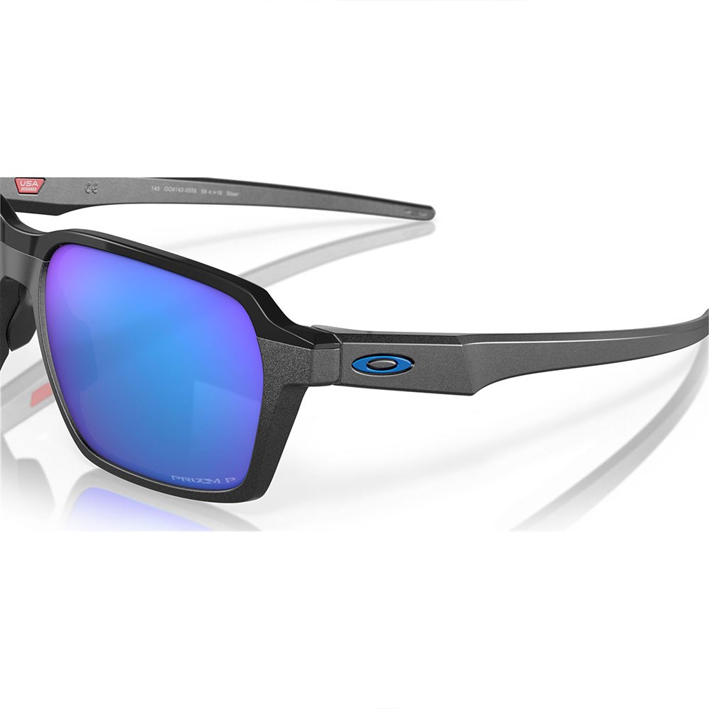 Купить Oakley 0OO4143-414305 Parlay Поляризованные Очки  Steel Prizm Sapphire Polarized/CAT3 7ft.ru в интернет магазине Семь Футов