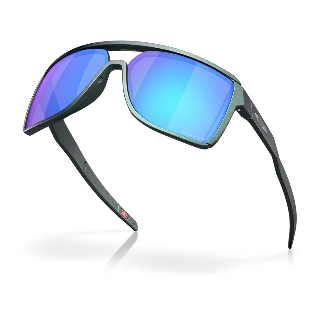 Купить Oakley OO9147-1363 Солнцезащитные очки Castel  Matte Silver / Blue Colorshift Prizm Sapphire/CAT3 7ft.ru в интернет магазине Семь Футов