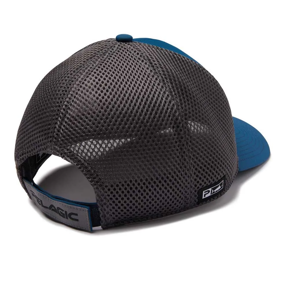 Купить Pelagic 1203243000-SMB-00 Кепка Wahoo D Lo Pro Голубой  Smokey Blue 7ft.ru в интернет магазине Семь Футов