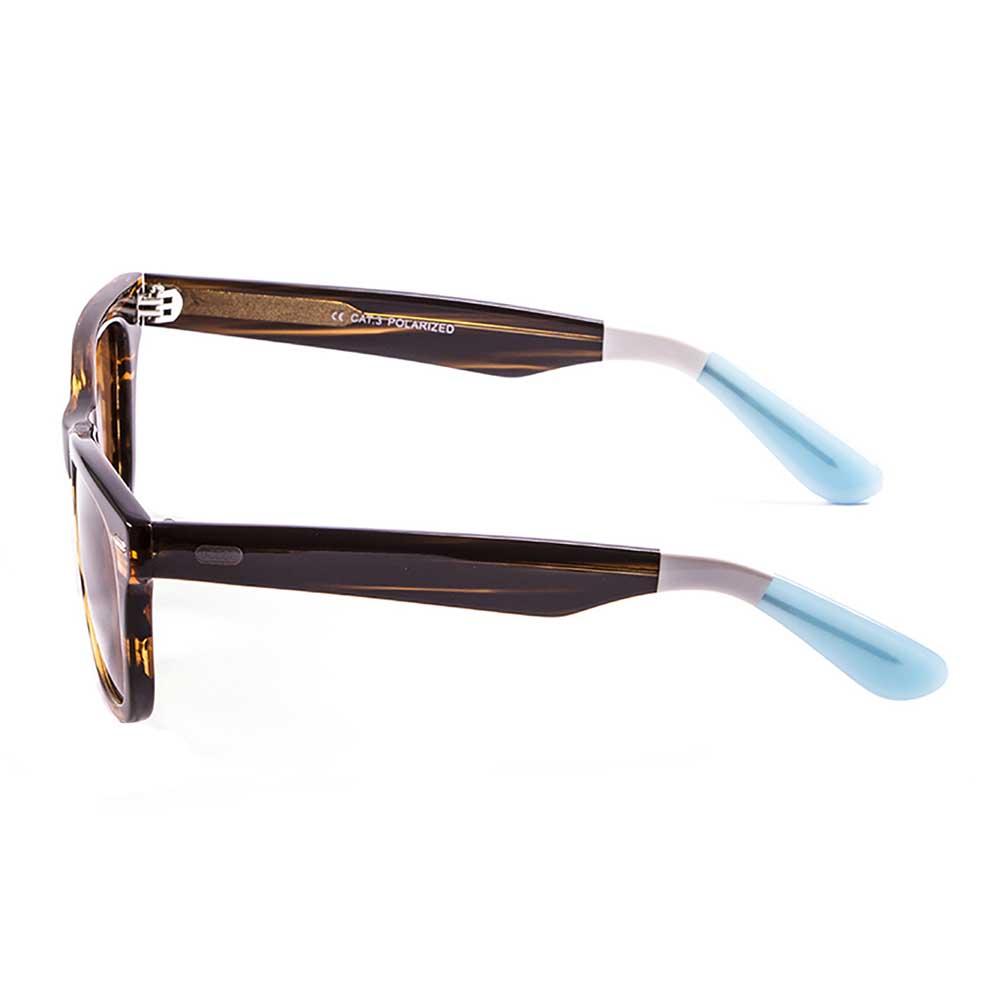 Купить Ocean sunglasses 59000.52 поляризованные солнцезащитные очки Lowers Frame Demy Brown-White-Blue / Arms / Smoke Frame Demy Brown-White-Blue / Arms / Smoke/CAT3 7ft.ru в интернет магазине Семь Футов