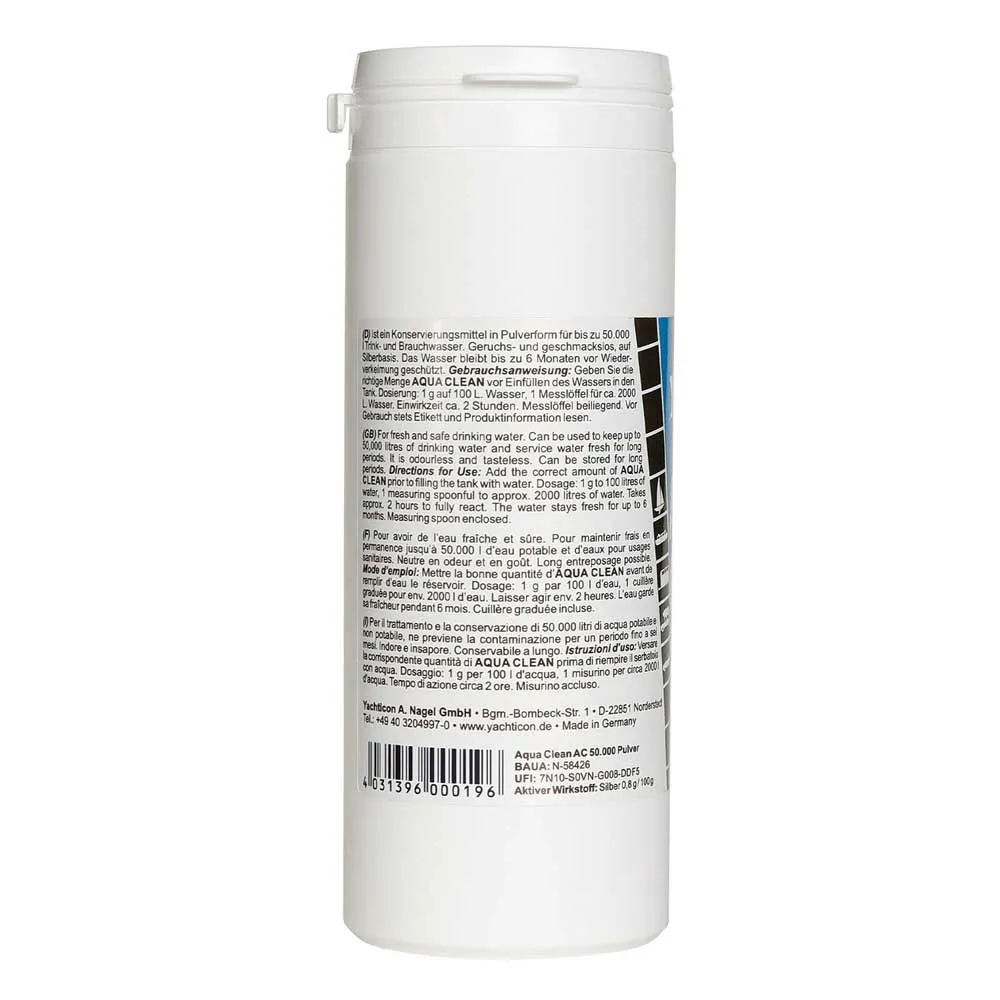 Купить Yachticon 101010001900000 Aqua Clean AC50000 таблетки для очистки воды без хлора 500g White 12x10x10 7ft.ru в интернет магазине Семь Футов