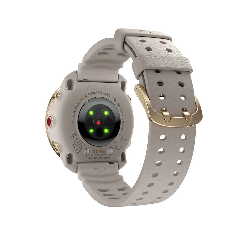 Купить Polar 900112399 Часы Vantage M3 Золотистый  Greige / Gold 7ft.ru в интернет магазине Семь Футов