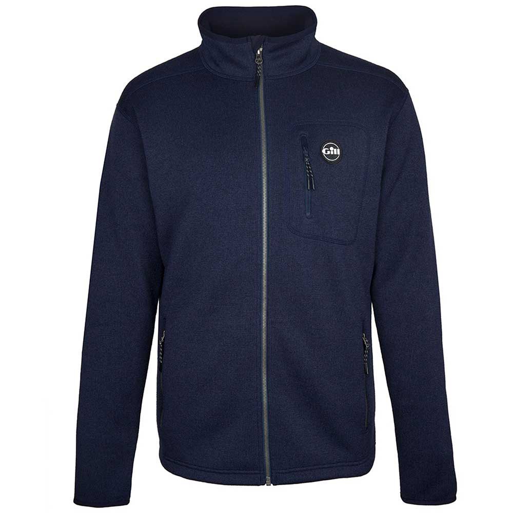 Купить Gill 1493-NAV06V-L Флисовая на молнии Knit Голубой Navy V L 7ft.ru в интернет магазине Семь Футов